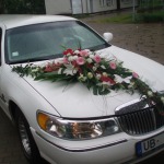 Floristic presentation of cars, decoration